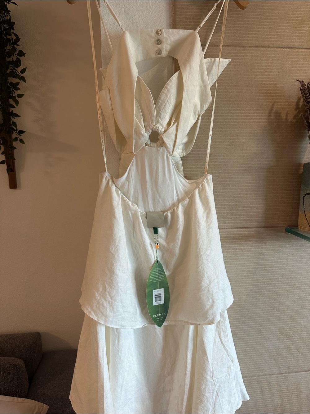 Farm Rio Flower Tiered Dress - Picture 4 of 4